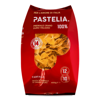Вироби макаронні Pastelia Бантики 400г