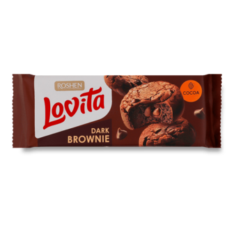 Печиво Roshen Lovita Brownie з какао 152г