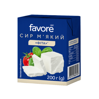 Сир Favore Фіта м'який 50% 200г