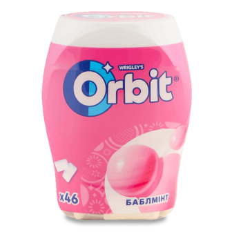 Гумка жувальна Orbit Bottle Баблмінт 64г