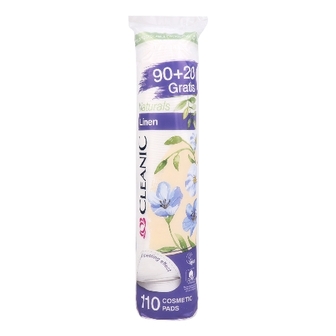 КЛІНІК Диски ватні Naturals Linen круглі 90шт