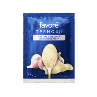 Часник Favore сушений гранульований 15г