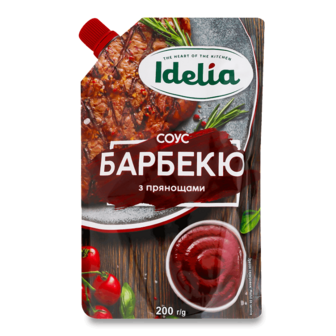 Соус Idelia Барбекю з прянощами 200г