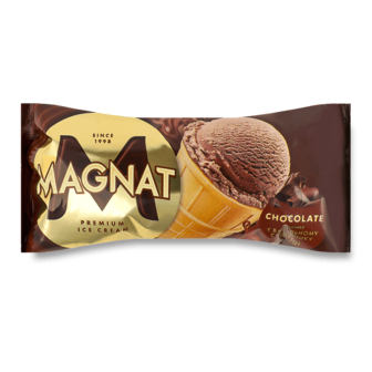 Морозиво Magnat Сhocolate у вафельному стаканчику 12% 70г
