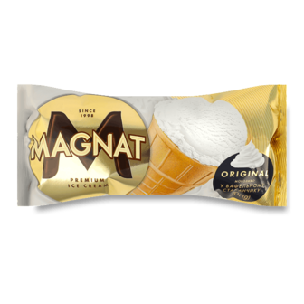 Морозиво Magnat Original у вафельному стаканчику 12% 70г
