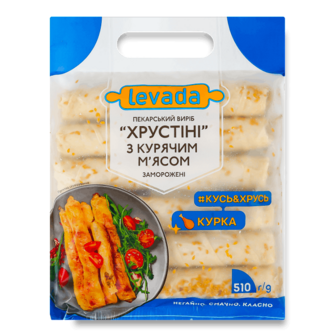 Хрустіні Levada з курячим м'ясом заморожені 510г