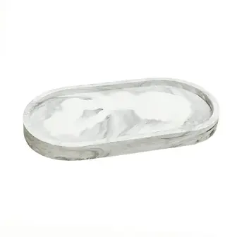 Декоративний піднос Choice Aroma 9*17,5 см Мармур