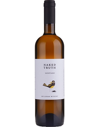 Вино Саватіано, Нейкед Трус / Savatiano, Naked Truth, Mylonas Winery, бурштинове сухе 0.75л