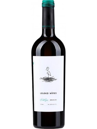 Вино Піно Грі / Pinot Gris, Leleka Wines, біле сухе 0.75л
