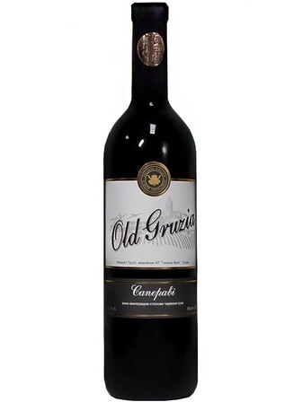 Вино Сапераві, Old Gruzia, червоне сухе 13% 0.75л