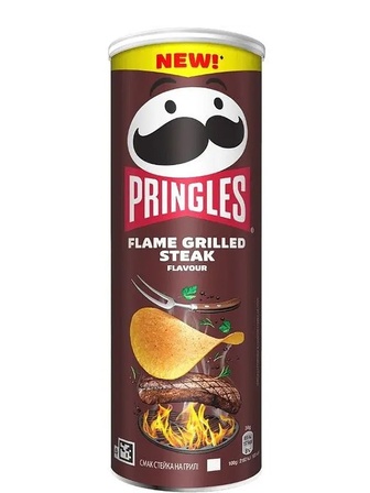 Чипси зі смаком стейка на грилі, Pringles, 165г