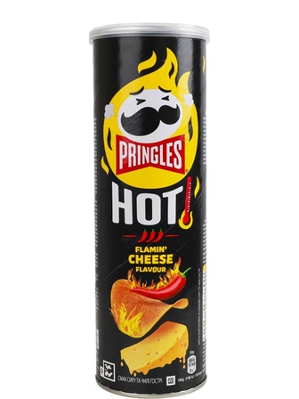 Чипси гострі зі смаком сиру та чилі, Pringles, 160г