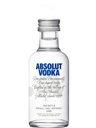 Горілка Абсолют / Absolut, 40%, 0.05л