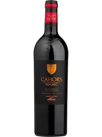 Вино Каор, Мальбек / Cahors, Malbec, Calvet, червоне сухе 0.75л