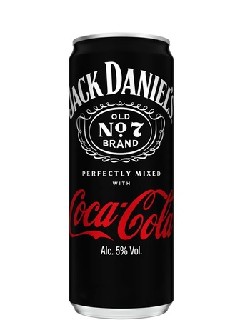 Напій слабоалкогольний Віскі Джек Деніелс & Кола / Whisky Jack Daniel's & Cola, 5%, 0.33л