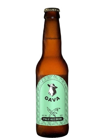 Пиво Гава, Пейл Ель / Gava, Pale Ale, 5%, 0.33л