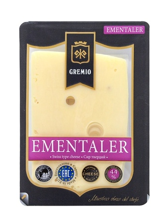 Сир Емменталер / Ementaler, Gremio, 44%, 150г