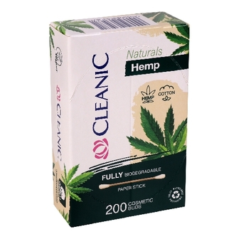 КЛІНІК ватні паличкі Naturals Hemp 200шт