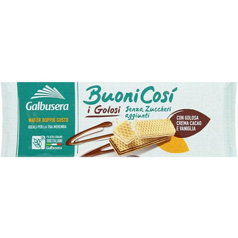 Вафлі Galbusera Buonicosи з какао та ваніллю 175 г