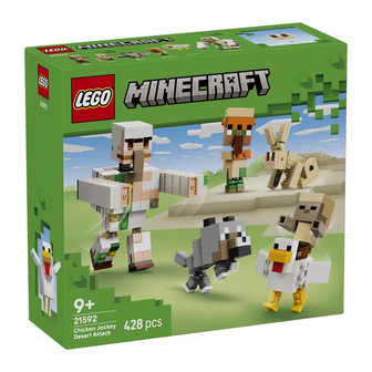 Конструктор LEGO Minecraft Курячий Жокей: атака в пустелі 21592