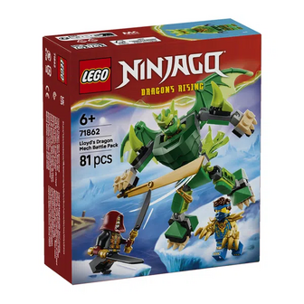 Конструктор LEGO NINJAGO Бойовий набір робота Дракона Ллойда 71862