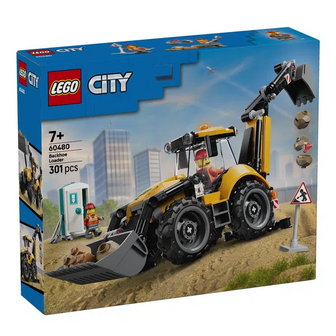 Конструктор LEGO City Жовтий екскаватор-навантажувач 60480