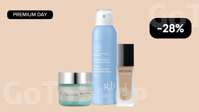 PREMIUM DAY! -28% на ARTISTRY, G&amp;H by Amway