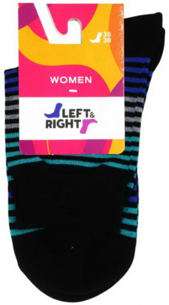 Шкарпетки Left&Right Women жіночі чорн-смарагд 36 38 014 110