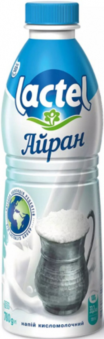 Напій кисломолочний Lactel Айран 1,6% п/п 780г