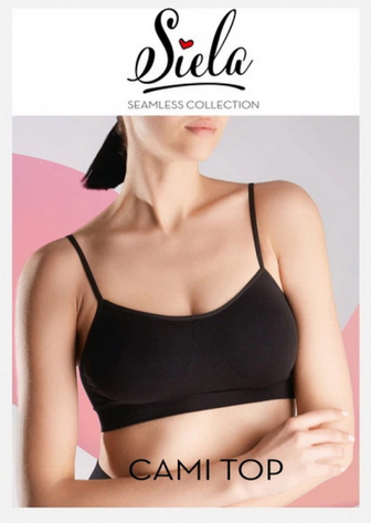 Топ Siela Cami жіночій black S/M арт.EXS24161