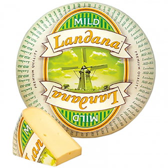 Сир Ландана Мілд 48% Landana Голандія ваг