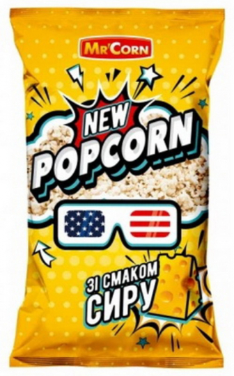 Попкорн Mc`Corn зі смаком сиру 70г
