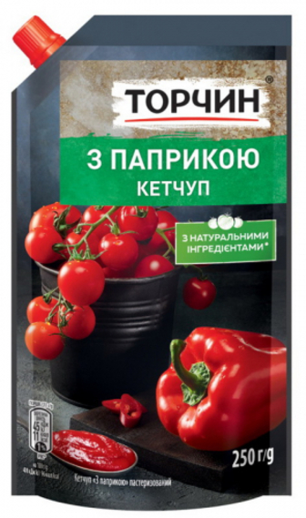 Кетчуп Торчин з паприкою 250г