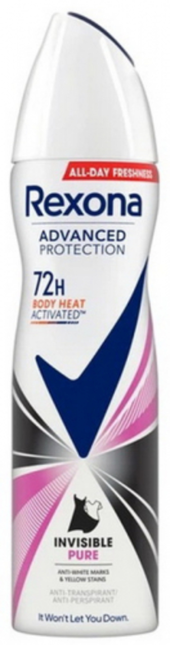 Антиперспірант аерозоль Rexona чистий діамант 150мл