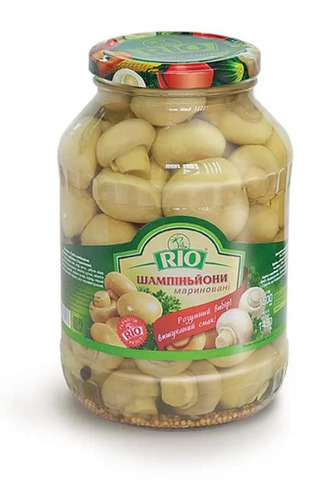 Шампіньйони Rio мариновані 1450 г (4820167250072)