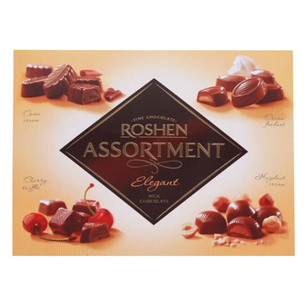 Набір шоколадних цукерок Roshen Assortment Elegant, 154 г
