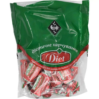 Цукерки Житомирські ласощі Батончики з фруктозою 180 г (4823103001035)