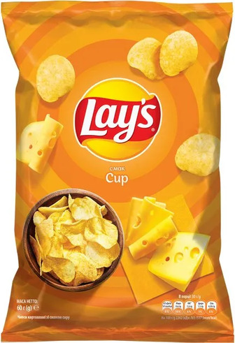 Чипси картопляні Lay's зі смаком сиру 170 г