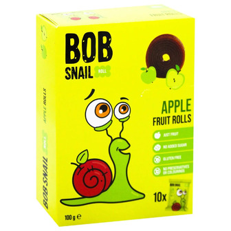 Цукерки Bob Snail яблуко 100 г (4820219346470)