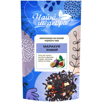 Чай чорний Чайні Шедеври Маракуйя-інжир ваговий