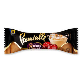 Сирок глазурований Premialle Cocktailu0026Dessert Вишня-какао з ароматом коктейль лікер 23% 36 г (4820245528376)