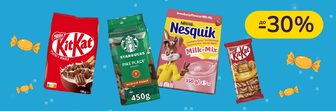 До -30% на продукти і напої NESCAFÉ, Торчин, Світоч, Nesquik та інші