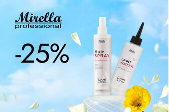Ефект ламінування: –25% на набір MIRELLA Lami Action!