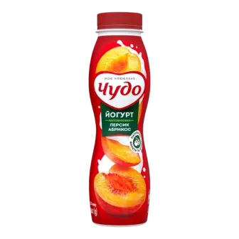 Йогурт Чудо Абрикос-персик 2,5% ПЕТ 260г