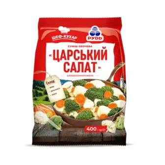 Суміш овочева Рудь Салат царський 400г