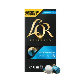 Кава в капсулах L’or 6 Espresso Decaffeinato 10шт 52г