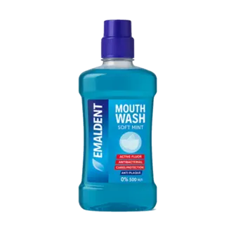 Ополіскувач д/ротової порожнини Emaldent Mouth Wash Soft Mint 500мл