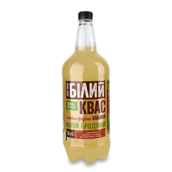 Квас Тарас Білий хлібний нефільтрований ПЕТ 1,5л