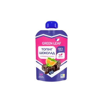 Топінг Green Leaf Шоколад б/ц стевія д/п 90г