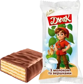 Цукерки Konti Джек з молоком та вершками 
